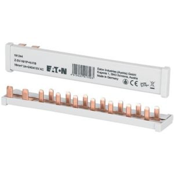 Z-SV-16/1P+N-F/9 Busbar, 1Ph, 16qmm, 9 module image 2