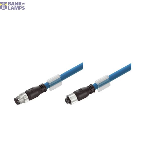 Ethernet Railway Cable (assembled), Connecting line, M12 D-code – IP 6 image 1