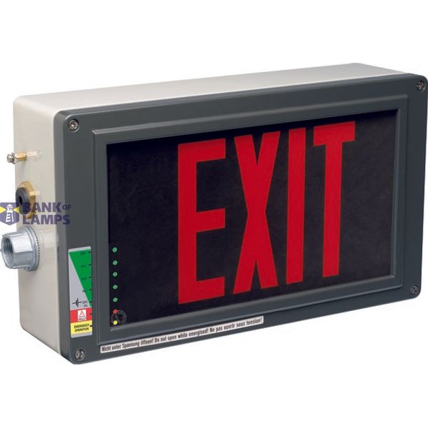 Ex-escape sign luminaires EX-LITE ZE with integrated emergency light function for zone 1/21, Text (red): EXIT image 3