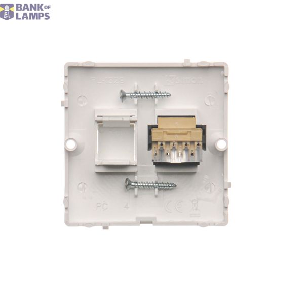 Touch panel 3 modules, Modul 1: 1 touch field, Module 2: 2 horizontal touch fields, Module 3: 2 vertical touch fields, Fixing: horizontal, White pearl image 1