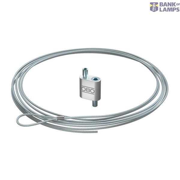QWT S 2 5M G Suspension wire with loop 2x5000mm image 1