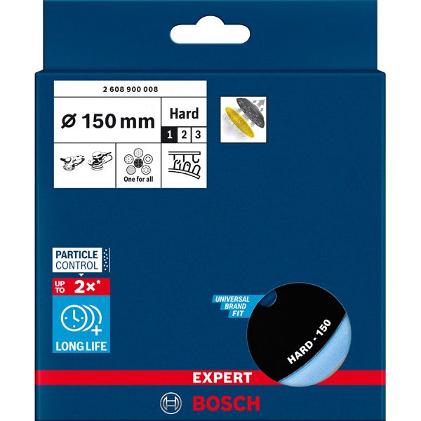 EXPERT Multihole Backing Pads Universal 15 mm, Hard image 2