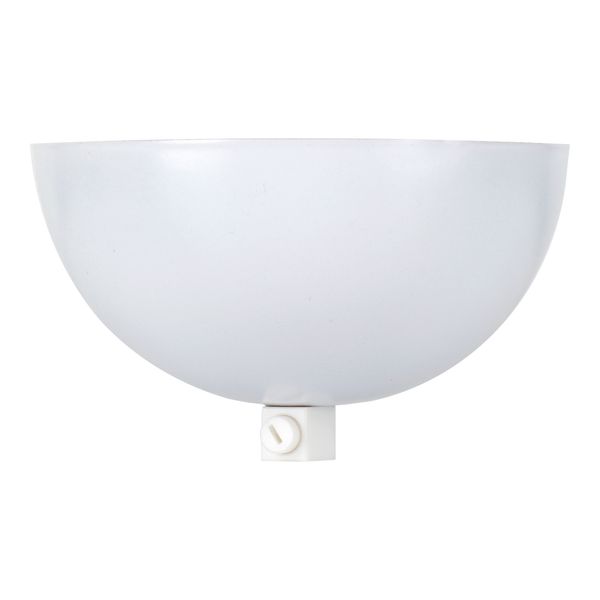 Ceiling Cup Bowl White + White Cord Grip image 1