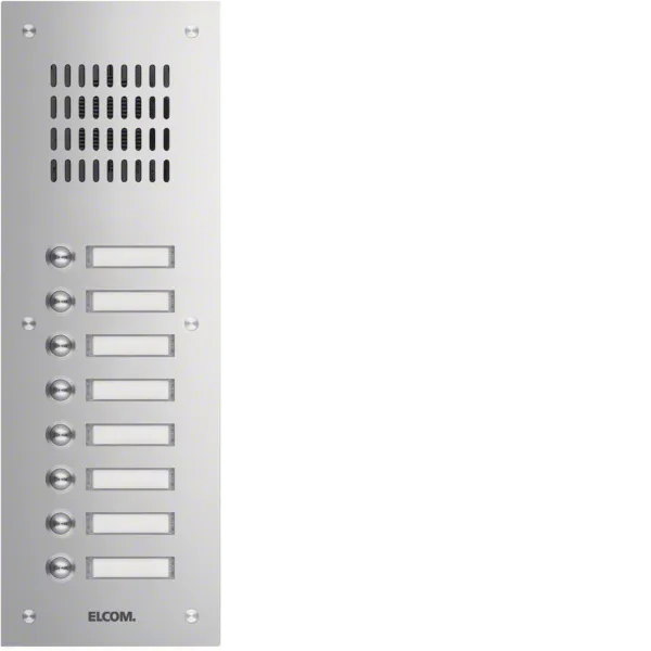 ELCO TVG-8/1-ES flush-mounted door station 8 buttons image 1