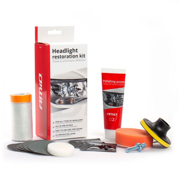 Headlight polishing kit image 1