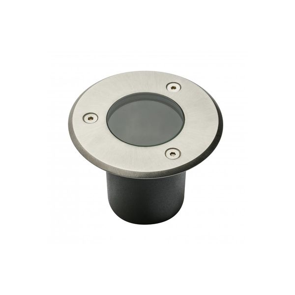 Ground luminaire ALFA MINI, GU10, max. 10 W, IP67, round, stainless steel image 1