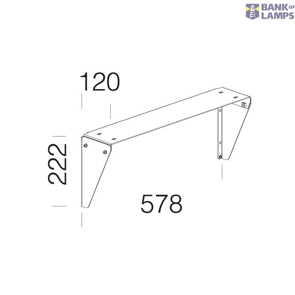 DEFLETTORE FORUM 2/3MOD. 483 RAL7021 image 1