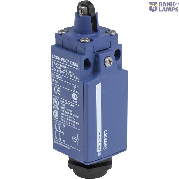 limit switch XCKN - thermoplastic roller lever - 1NC+1NO - snap - M20  image 7