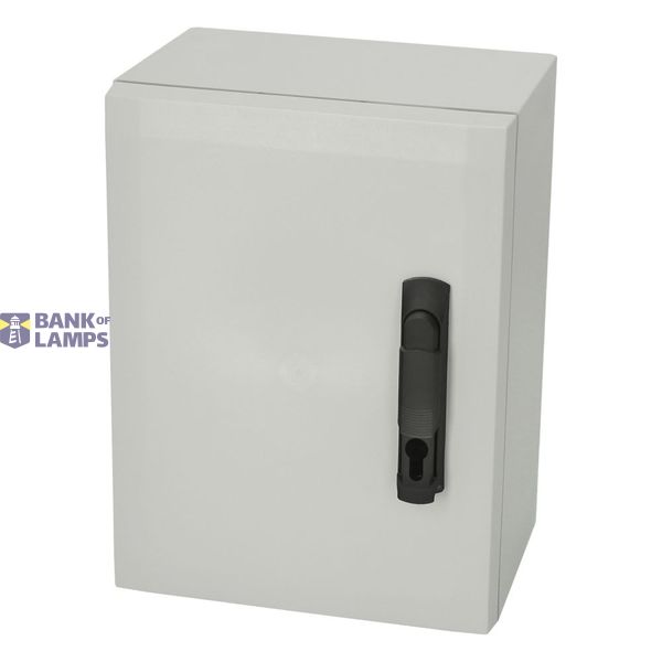 Polycarbonate enclosure, 400x300x210mm, fitted with Mounting plate image 6