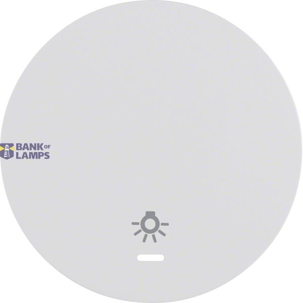 Wipe with lens and light symbol, R.1/R.3/R.8, polar white image 1