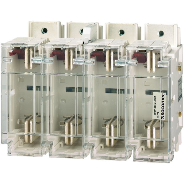 Multipolar fuse base for fuses with a striker T1 4P 250A image 2