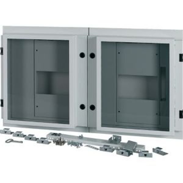 XTMP2N4W3CC-H550W1000 Front cover for 2x NZM4, withdrawable, HxW=550x1000mm, IP55, grey image 2