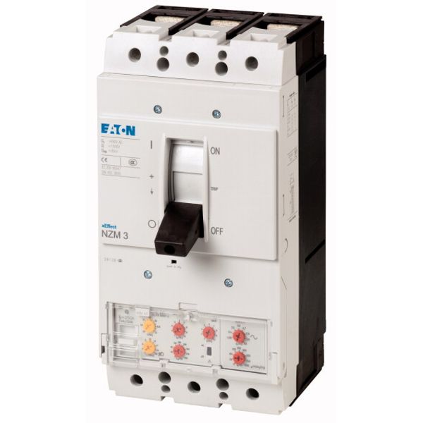 NZMN3-4-AE400/250-T Circuit-breaker, 4p, 400A, 250A in 4th pole image 1