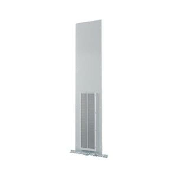 XTSZFFPV42-W425 Front plate (section high), ventilated, W=425mm, IP42, grey image 2