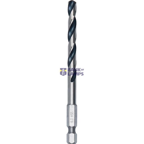 HSS PointTeQ Hex Drill Bit 6.0mm 1 pcs. image 1