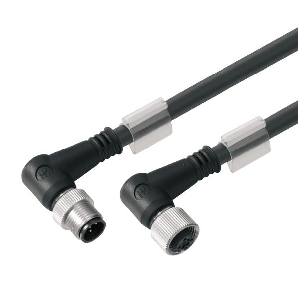 Sensor/actuator line, Connecting line, M12 / M12, Number of poles : 8, 2 m, Shielded: Yes, LED: No, Sheath material: PUR, Halogen: No image 1