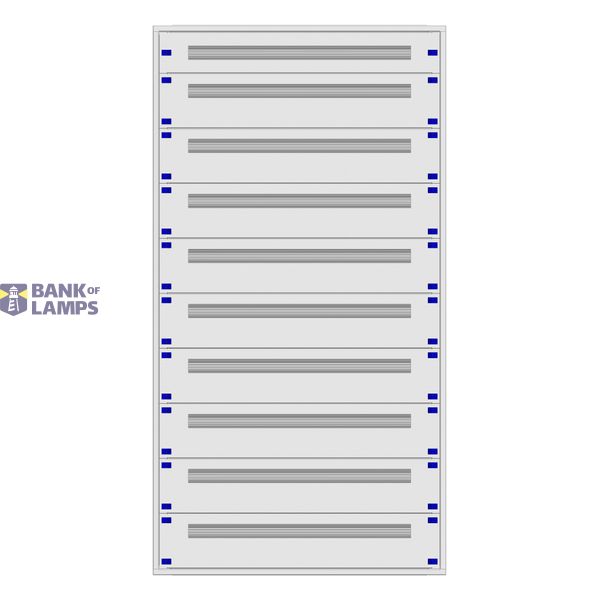 Distribution board insert KVN 60mm, 4-39K, 10-rows image 1