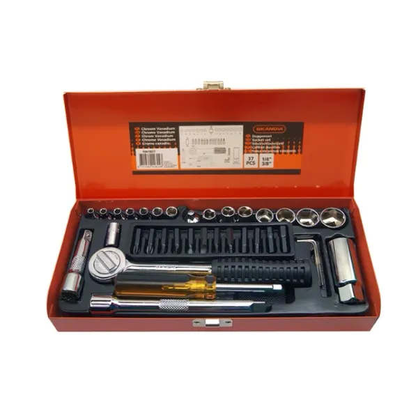 Skandia socket set 1/4" 3/8" 37pcs image 1