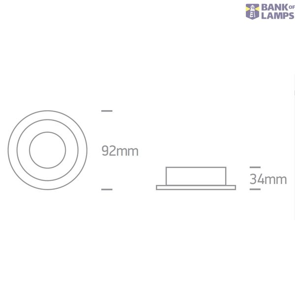 WHITE GU10 10W LEAF SPRINGS image 7