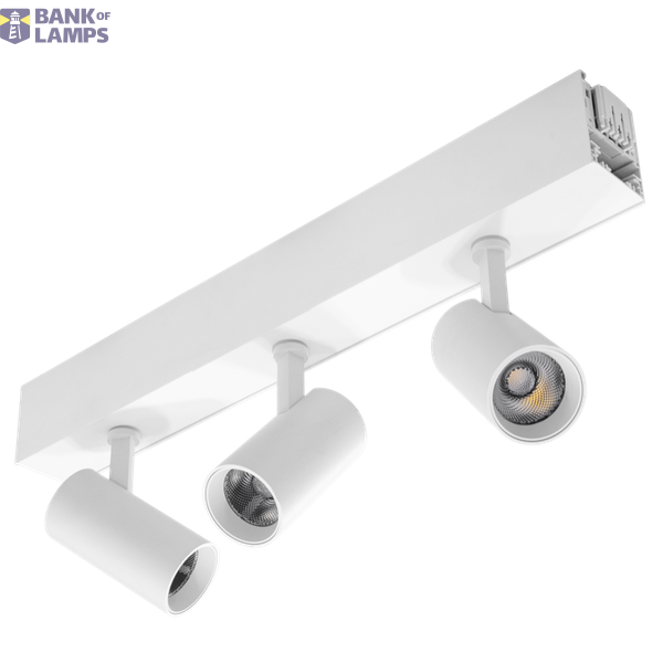 SPOTLIGHT LINEARE PRIS MEA 3 LUCI BIANCO image 1
