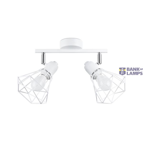 CEILING LAMP ARTEMIS 2 WHITE E14 2X40 IP20 image 3