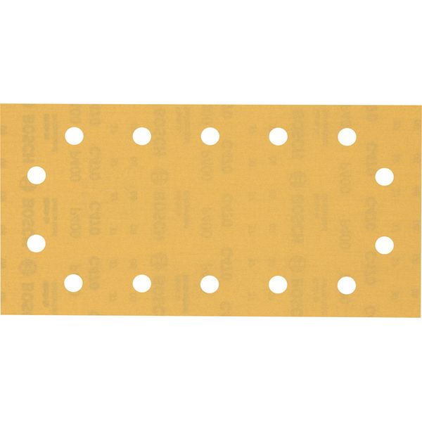 EXPERT C47 Sandpaper with 14 holes for Orbital Sanders 115 x 23 mm, G 4 1-pc image 1