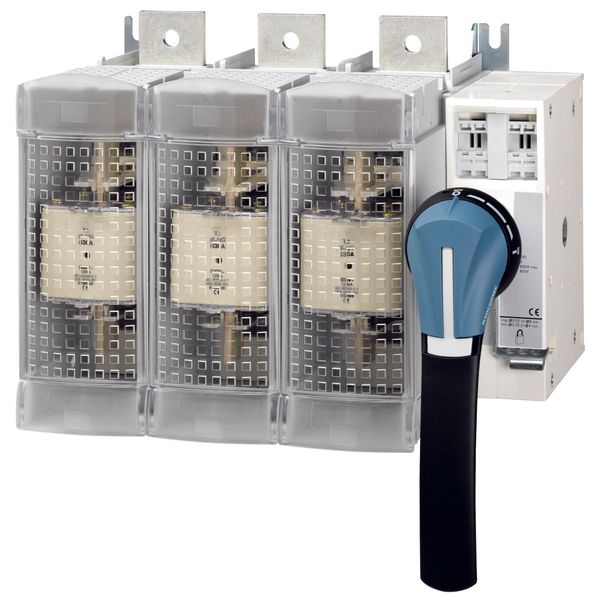 Fuse combination switch body 2P 125A for knife-edge fuse size 00. NF a image 1