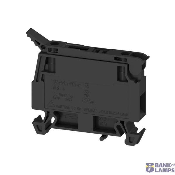 Terminal block G-fuse 5x20, 4 mm², screw image 1