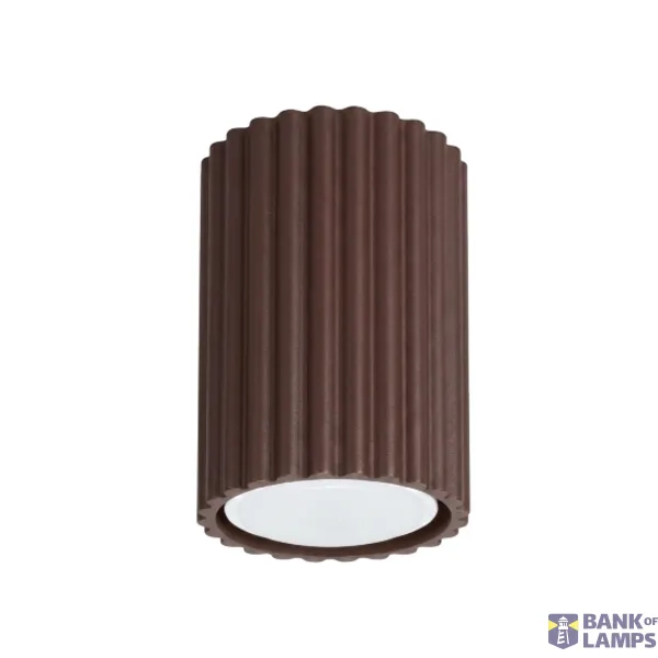 Ceiling lamp KARBON 10 brown image 1
