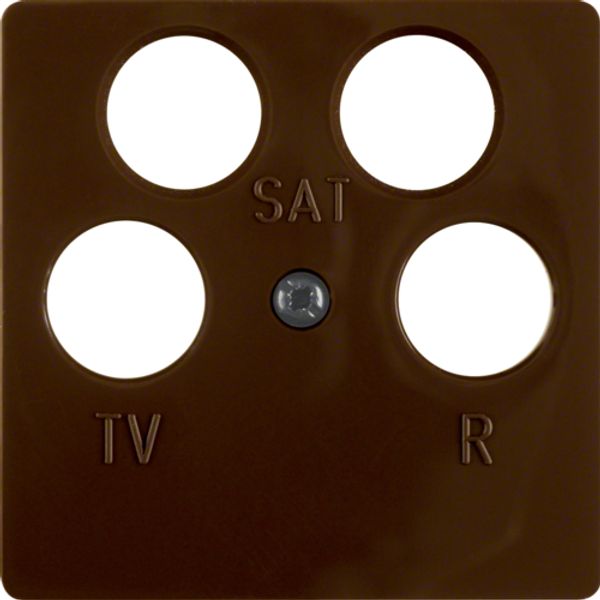 Brown RTV-SAT mask, glossy image 1