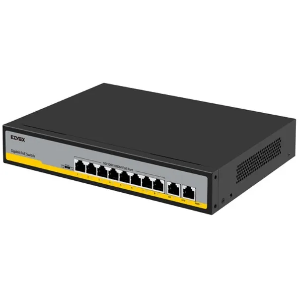 8-port Switch Gbit PoE at 2Uplink image 1