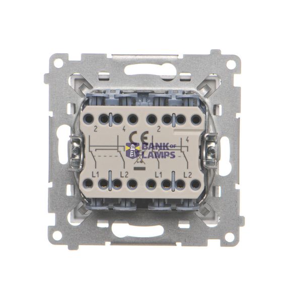 SOON ON SALE, Double frame, Simon 24, IP20/IP44, cashmere image 2