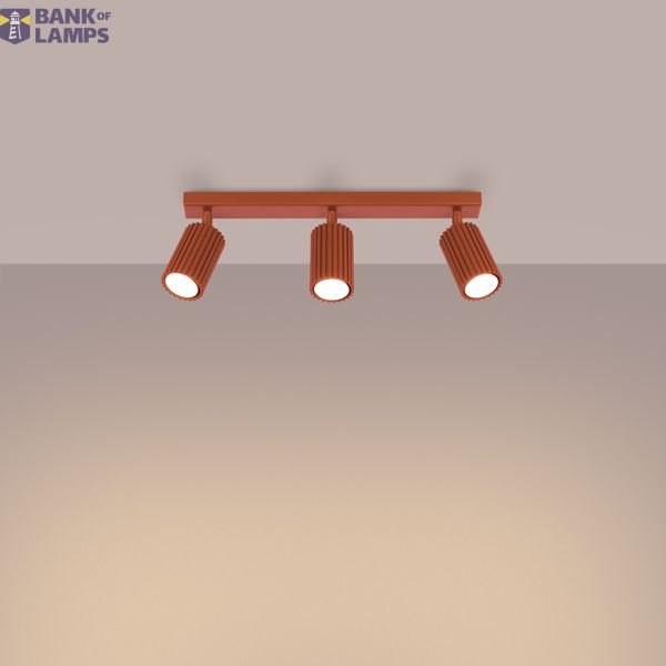 CEILING STRIP, RED SPOTLIGHTS FOR LIVING ROOM, CARBON SERIES image 8