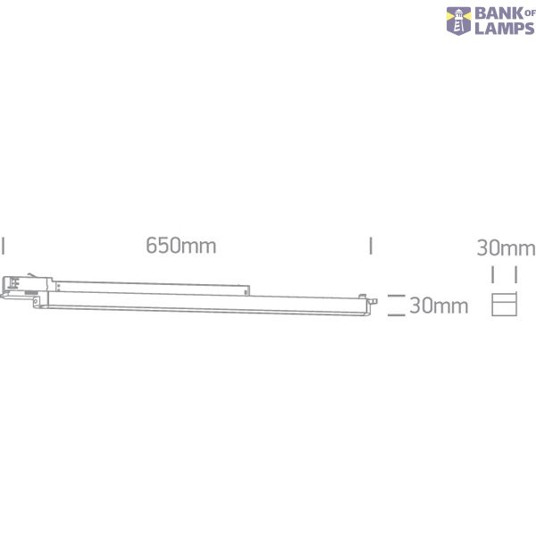 WHITE 16W CCTV LINEAR TRACK LIGHT 100-240V image 3