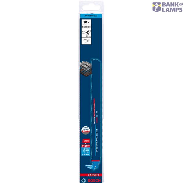 EXPERT ‘Thick Tough Metal’ S 1255 CHC Reciprocating Saw Blade 1-pc image 3