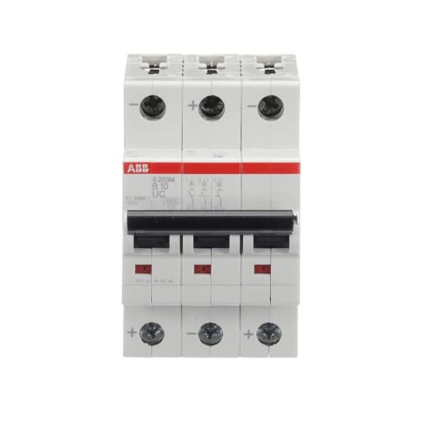S203M-B10UC Miniature Circuit Breaker - 3P - B - 10 A image 2