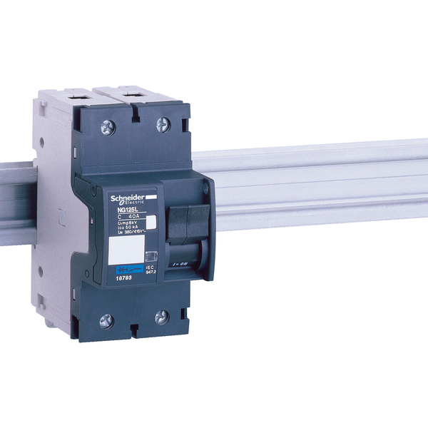 Miniature circuit-breaker, Acti9 NG125L, 2P, 25 A, C curve, 50 kA (IEC 60947-2) image 4