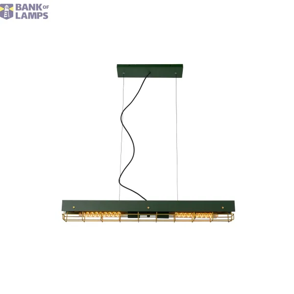 Lucide PENIGUET - Pendant light - 2xE27 - Green image 1