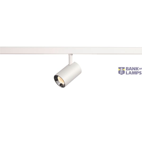 NUMINOS® XS 48V TRACK DALI, spot, white / chrome, 8.7W, 730lm, 3000K, CRI90, 20° image 1