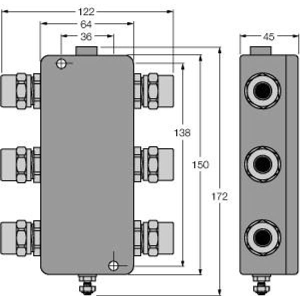 IP67 Junction Box, 4-Channel FOUNDATION Fieldbus   JBBS-49SC-T415B/EX image 1