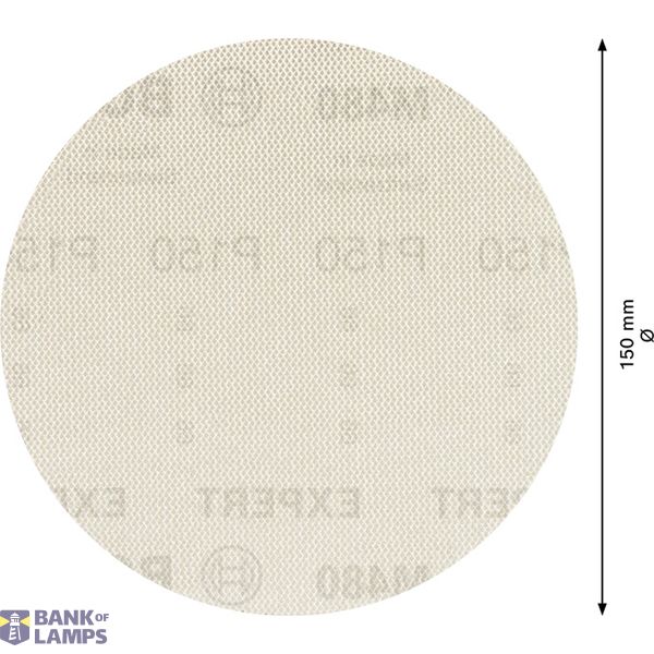 EXPERT M48 Sanding Net for Random Orbital Sanders 15 mm, G 15 5-pc image 2
