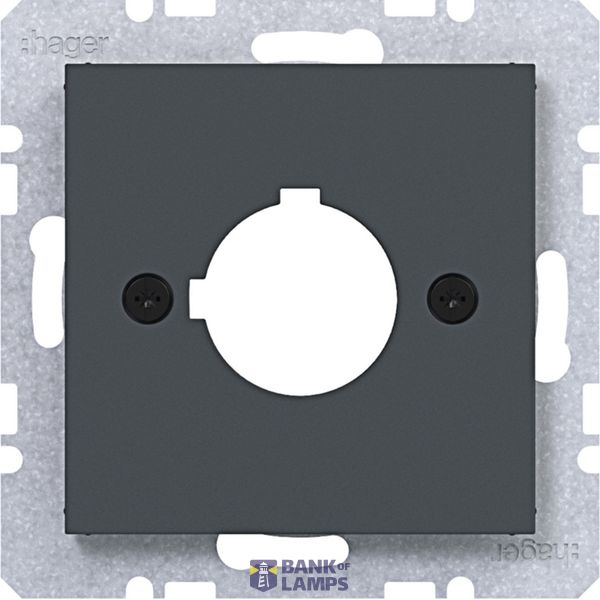 Centraalpl Ã˜22,5 mm, A.x/C.x/S.1/B.x/Q.x/K.x antraciet image 1