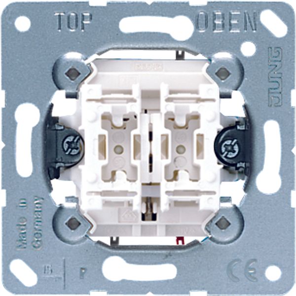 2-gang blind switch insert, 1-pole 509VU image 2