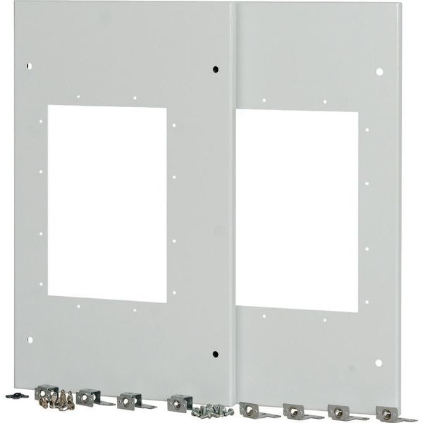 XMIX16W0802C Front cover, 2x IZMX16, withdrawable unit, W=800mm image 4