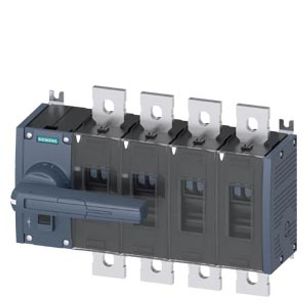Switch disconnector 800 A, Size 4, 4-pole Lateral operating mechanism left Basic unit without handle image 2