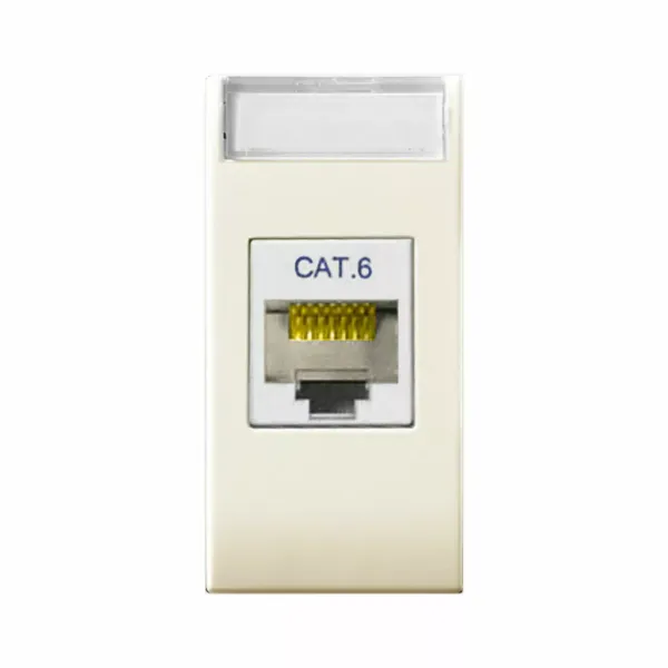 RJ45 CAT6 SOCKET UTP AVE CLASS44 1M image 1