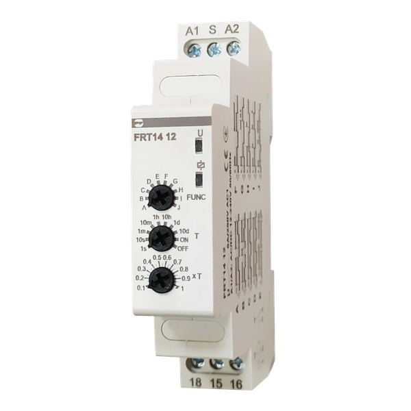 Multifunction time relay FRT14 12 12-240VAC/DC,50/60HZ image 1