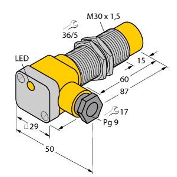 Inductive Sensor   NI20U-EG30SK-AP6X image 1