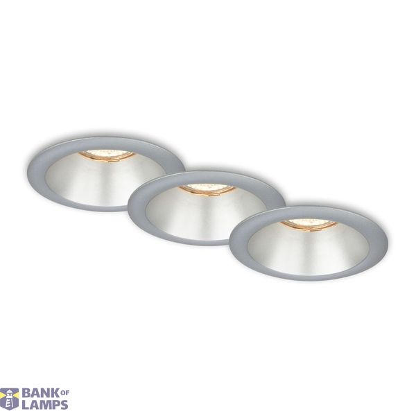 recessed spots-Set, chrome-matt, excl. 3xLGU10 image 1