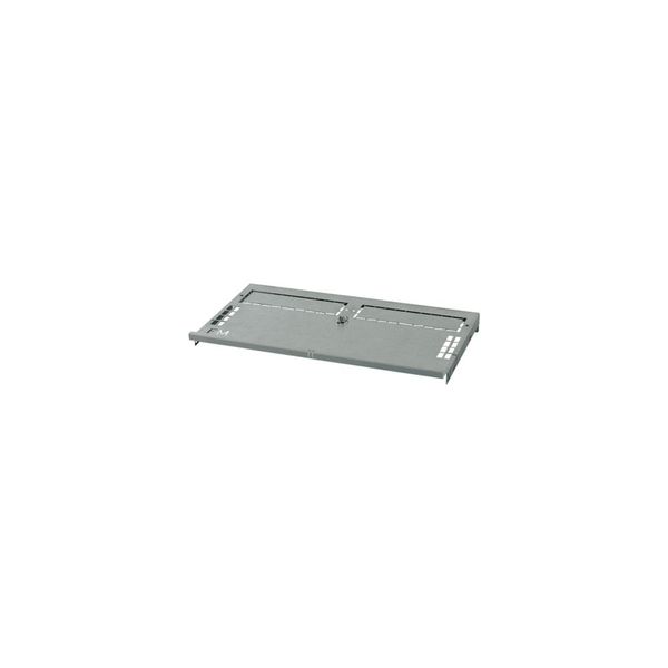 XP2N4F-R-MCB06 Partition, 2xNZM4 component mounting area/cable connection area, fixed mounting with remote operator, main busbar back, W=600mm image 3
